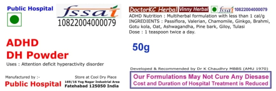 Hangover VH Herbal Supplement Powder