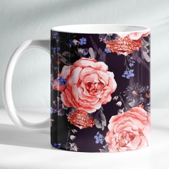 ForVano Beautiful Mug Featuring a Vibrant, Abstract Design with a Gradient of Colors