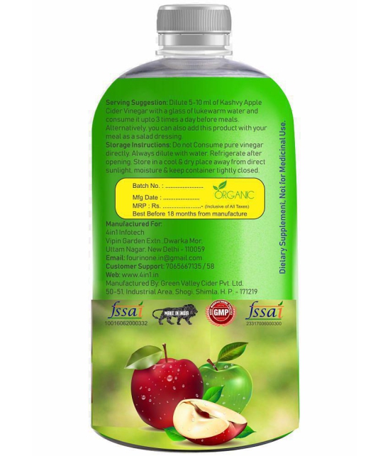 Kashvy Cider Vinegar Himalayan Apple Cider 500 ml