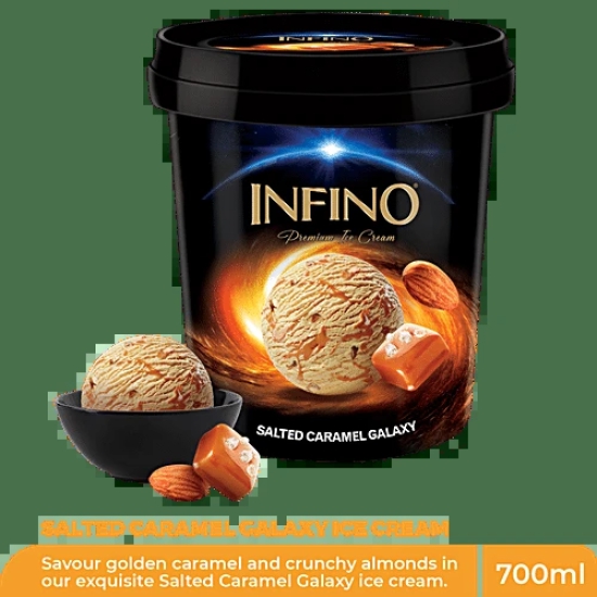 Infino Salted Caramel Galaxy Tub 700 Ml