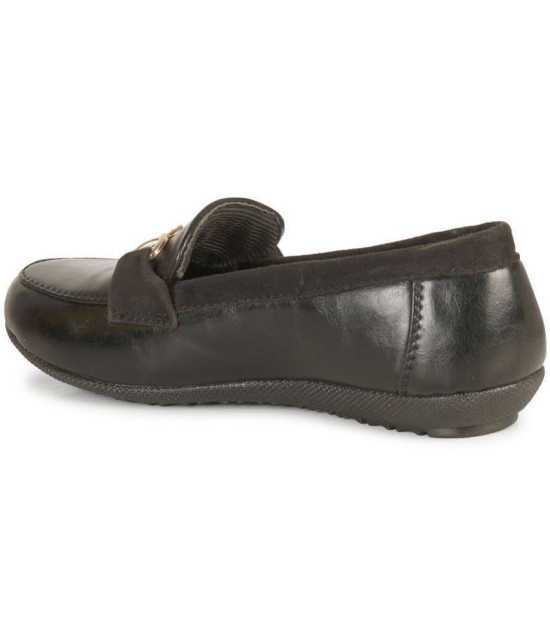 Ishransh - Black Women''s Loafers - None