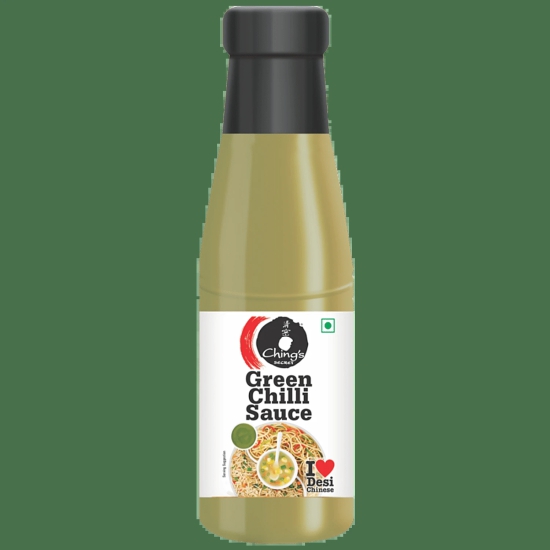 Chings Secret Green Chilli Sauce, 190 G Bottle