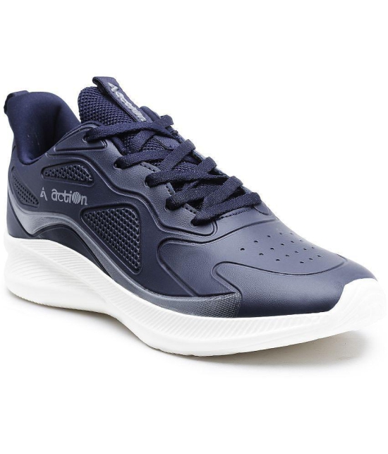 Action - Sports Running Shoes Navy Mens Sports Running Shoes - None