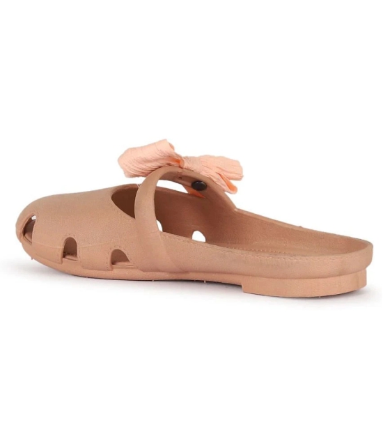 Aadi Pink Womens Toe Covered Flip Flop - None