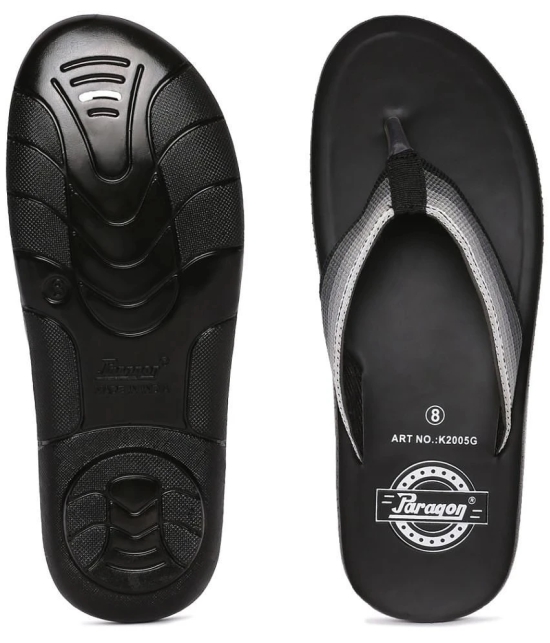 Paragon Black Mens Daily Slipper - None