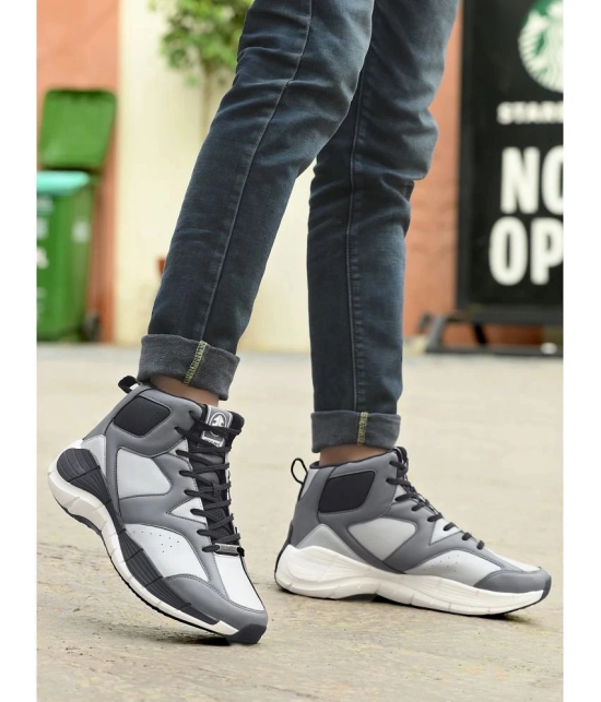 OFF LIMITS RIDER Gray Basketball Shoes - 7