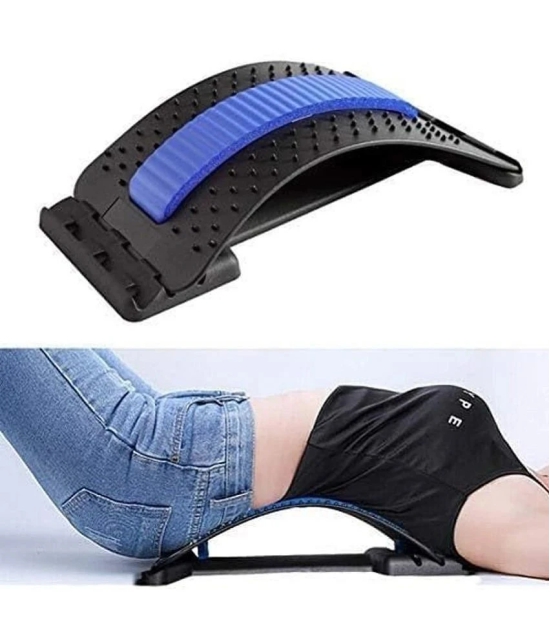 HORSE FIT Back Pain Relief Product Back Stretcher, Spinal Back Relaxation Device, Multi-Level Lumbar Region Back Support for Lower & upper muscle - Multi Color