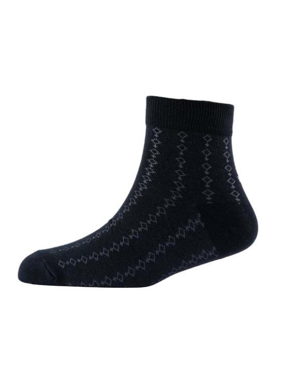 Men Pack Of 2 Patterned Cotton Ankle Length Socks