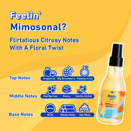 Trippin' Mimosas Body Mist by Plum BodyLovin' 100 ml