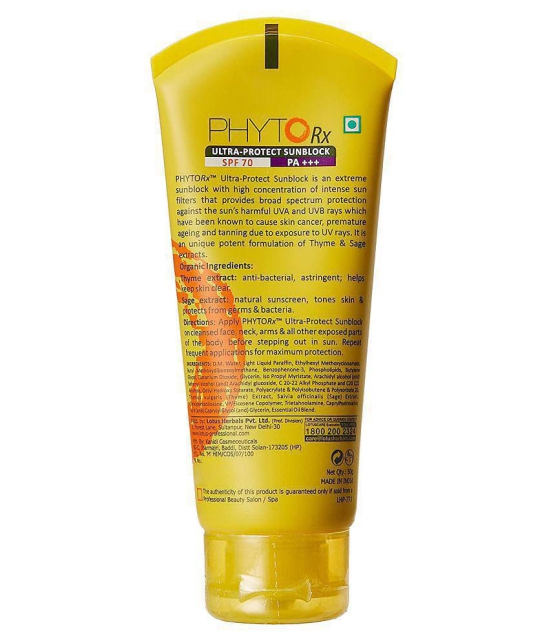 Lotus Professional Phytorx Sunblock SPF 70 50g