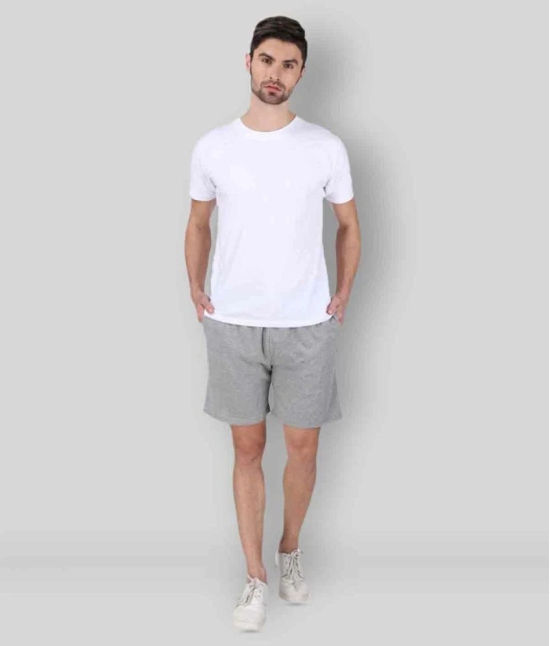 Neo Garments - Grey Cotton Mens Shorts ( Pack of 1 ) - None