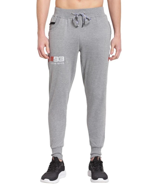 Uzarus - Grey Cotton Mens Joggers ( Pack of 1 ) - None