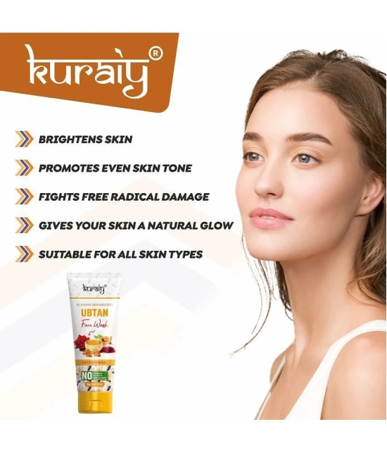 KURAIY Brightening Face Wash For Dry Skin Oily Skin Combination Moisturizing pack of 3