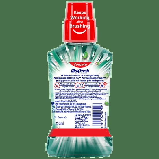 Colgate Plax Mouth Wash Freshmint, 250 ml