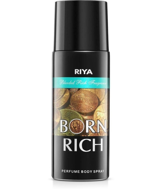 Riya Born Rich Deodorant Spray & Perfume For Unisex 300 ( Pack of 2 )