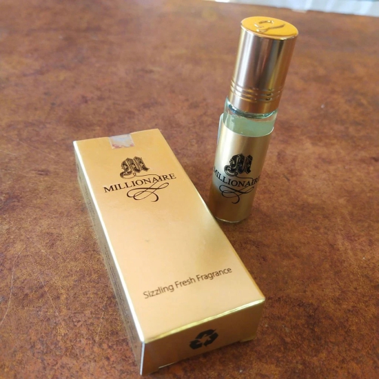 Millionaire Attar Perfume Roll On - Luxurious Scent in a Convenient Small Bottle