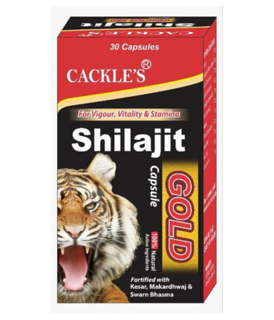 Cackle's Shilajit Gold Capsule 30 no.s Pack Of 1