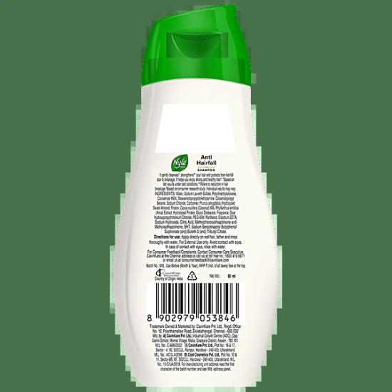 Nyle Anti Hairfall Strong & Healthy Shampoo, 180 Ml