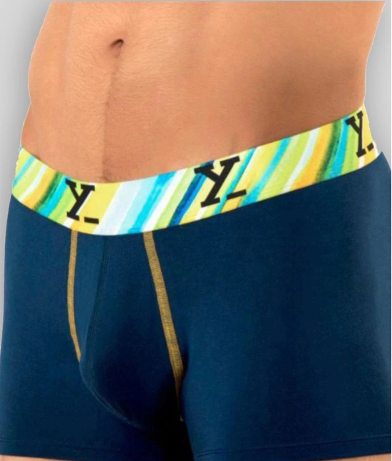 XYXX Pack of 3 Modal Mens Trunks ( Blue ) - M