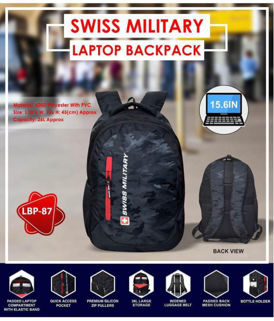 Swiss Military 26 Ltrs Multi Laptop Bags