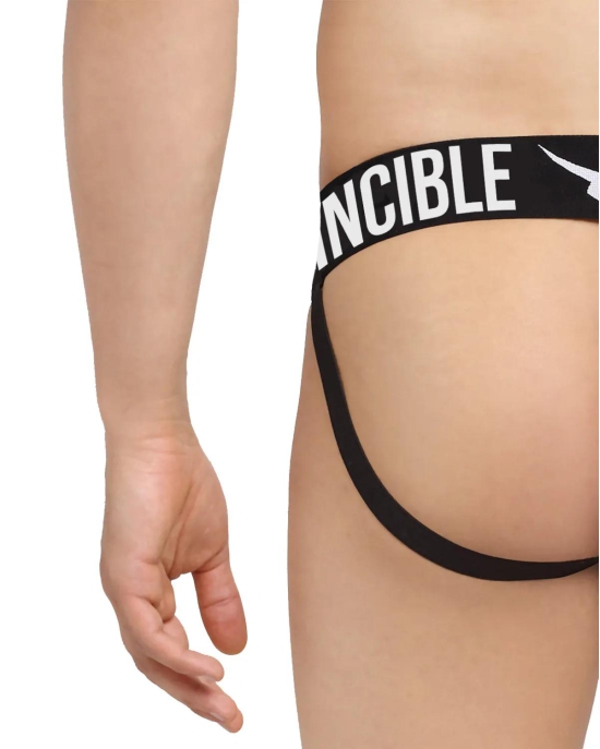 Invincible Men’s Premium Open Back Supporter/Jockstrap-Dark Grey / L