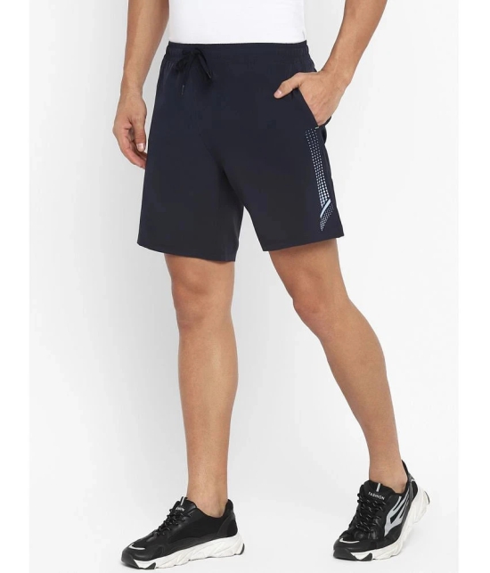 OFF LIMITS - Navy Polyester Mens Running Shorts ( Pack of 1 ) - None