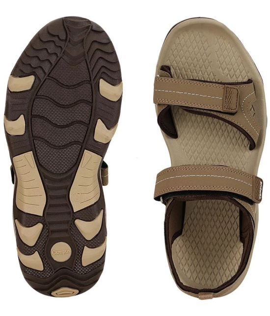 Campus - Beige Mens Floater Sandals - None