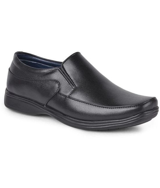 Aqualite Black Mens Slip On Formal Shoes - None