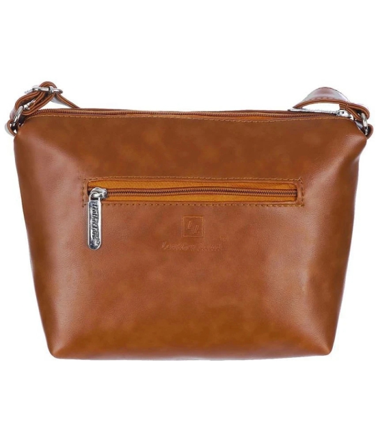 Leather Land - Tan  PU Sling Bag - Tan