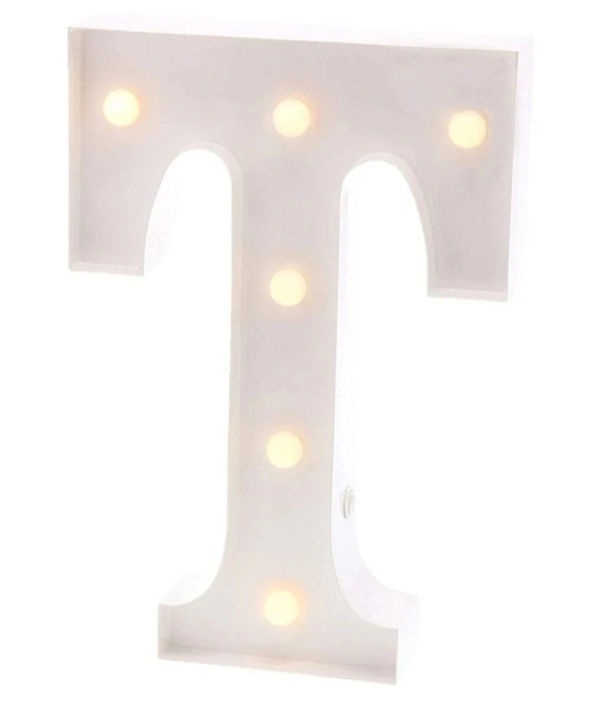 MIRADH Led Marquee Letter Light(Letter-T) LED Strips - Yellow