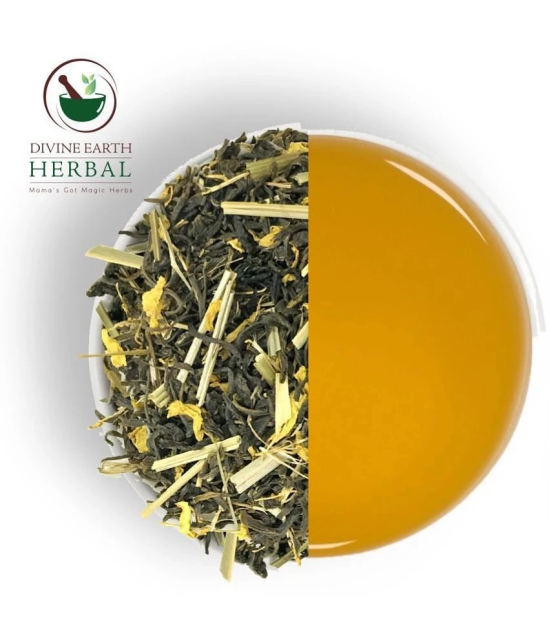 DIVINE EARTH HERBAL Green Tea Loose Leaf 50 gm