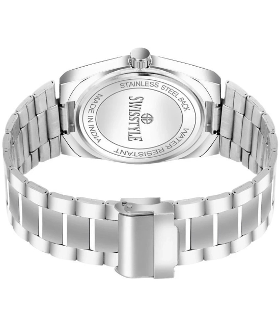 Swisstyle Silver Stainless Steel Analog Mens Watch