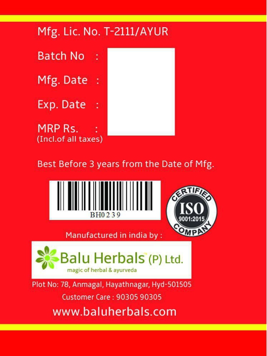 BALU HERBALS AYURVEDA Mahanarayana Thailam Oil 200 ml Pack Of 1