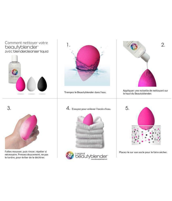 BEAUTY BLENDER (Pack of 4) puff Spongs Face 4 gm