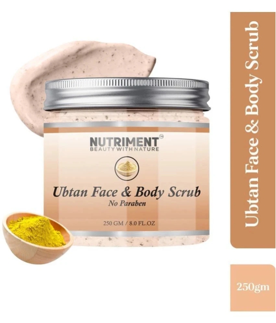 Nutriment Ubtan Face And Body Scrub For Men & Women ( Pack of 1 ) - 250gm