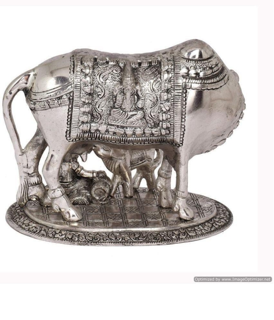 TISYAA - Brass Cow and Calf Idol ( 13 cm )