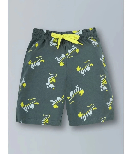 PLUM TREE - Navy Cotton Boys Shorts ( Pack of 2 ) - None