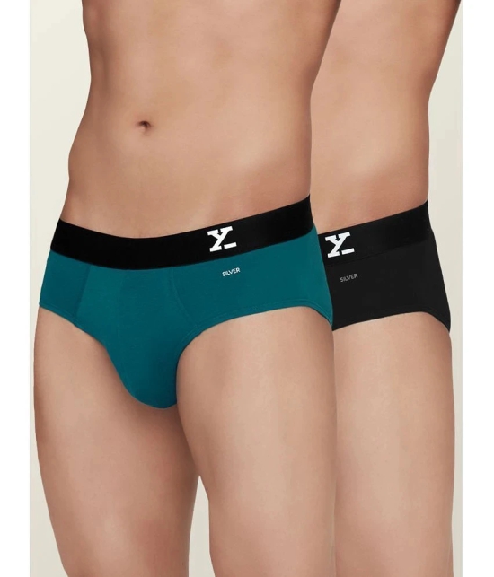 XYXX - MultiColor Cotton Mens Briefs ( Pack of 2 ) - None