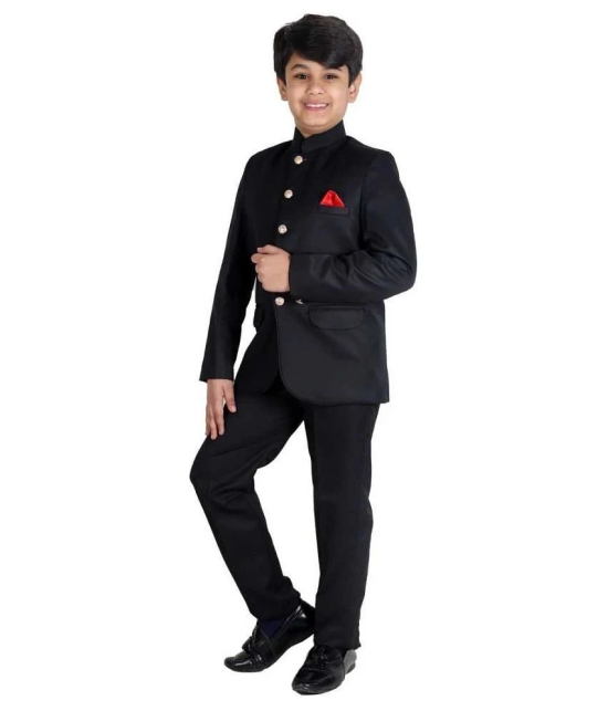 Fourfolds Boys Festive & Party Kurta, Waistcoat and Pyjama Set - None