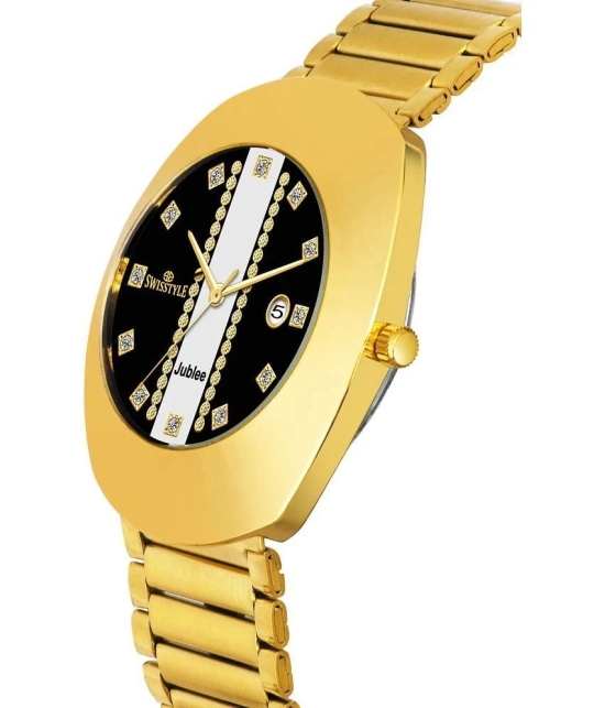 Swisstyle Gold Metal Analog Mens Watch