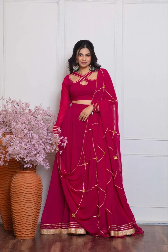 Rani Pink Lehenga Set-3XL