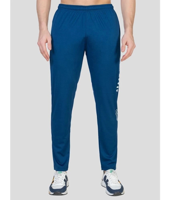 Zeffit - Blue Lycra Mens Trackpants ( Pack of 1 ) - None