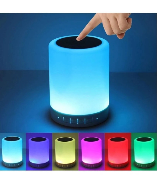 Wireless Night Lamp Changing colors Cum Bluetooth Music Speaker Table Light