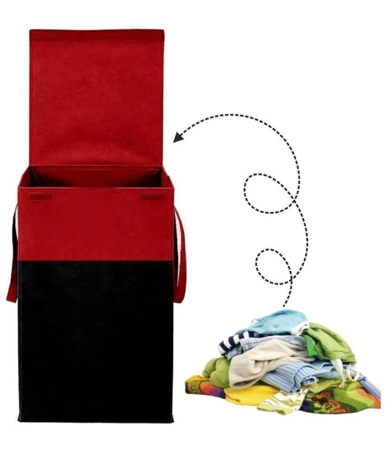 HOMETALES Red Laundry Bag