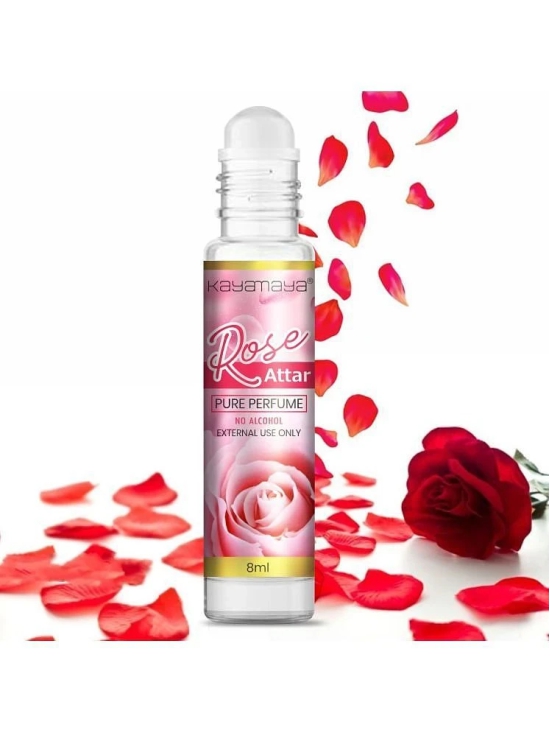 Rose Attar Perfume for Unisex - Pure, Natural Undiluted | Floral Attar