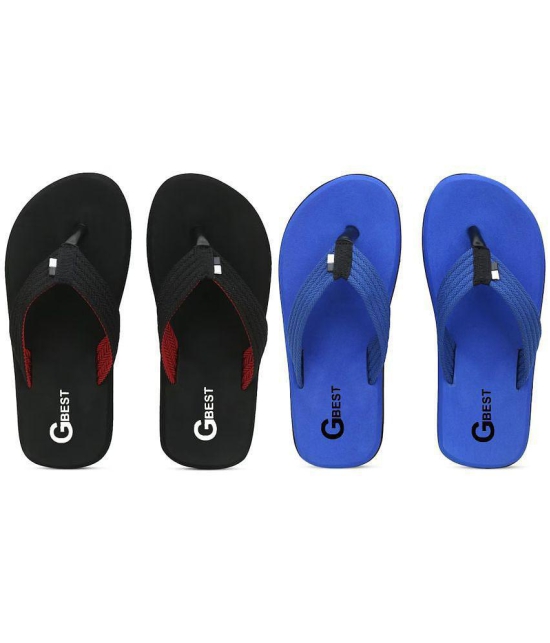 GBest - Multicolor Men's Thong Flip Flop - None