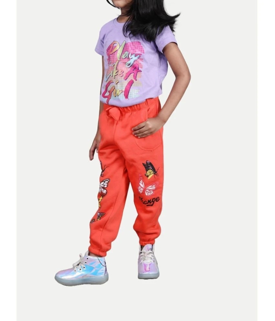 Girls Printed Joggers - None