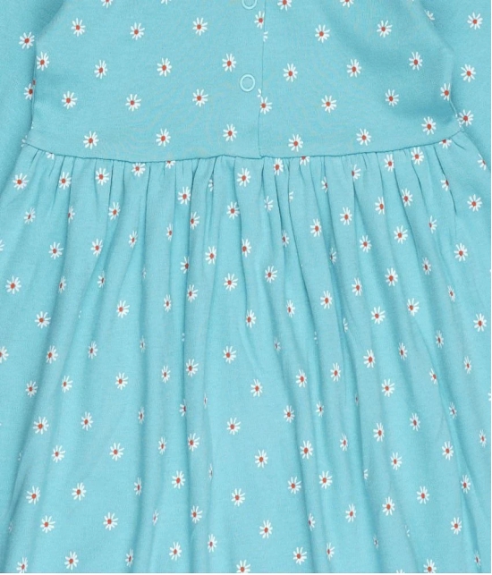 Juscubs - Blue Cotton Baby Girl Dress ( Pack of 1 ) - None