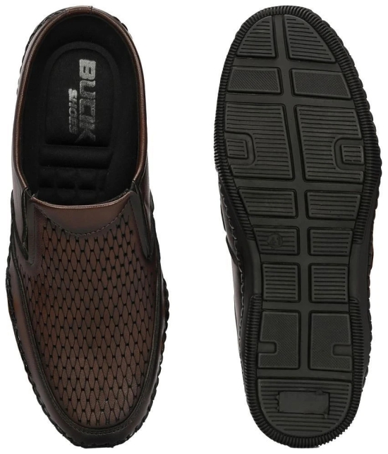 Bucik - Brown Mens Sandals - None