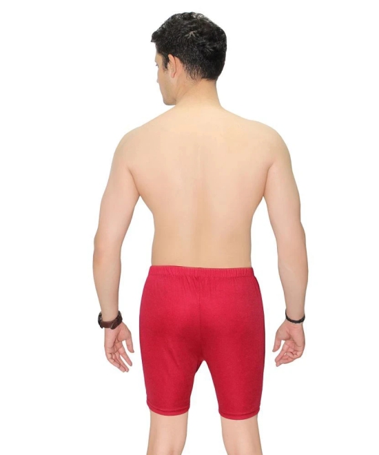 Goodluck Maroon Polyester Trunk - 40